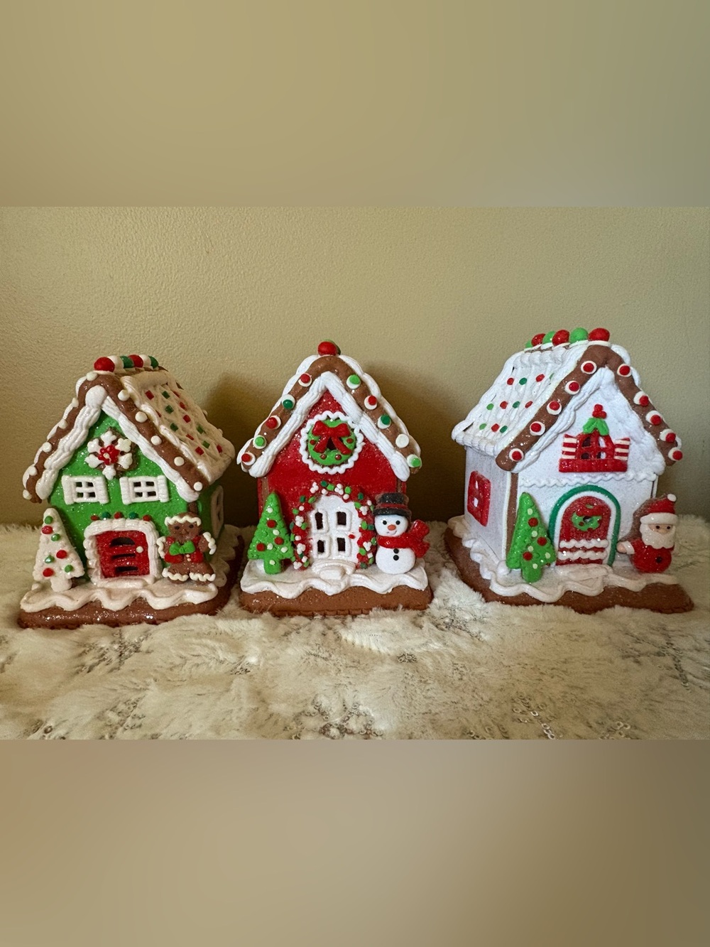 Valerie Parr Hill Three Piece Gingerbread House